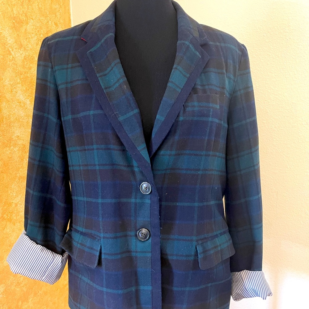 Plaid Blazer